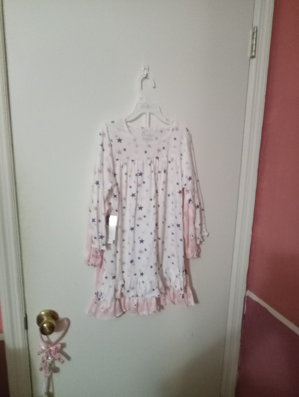 NWT Girls Size 3T Halloween Coquette Ghost Star Nightgowns (Set Of 2)